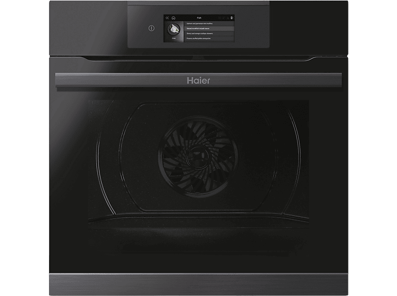 Haier I-Touch Series 4 HWO60SM5T9BH 70l Multifunción Pirolítico 55cm Wi-Fi Sonda térmica Negro