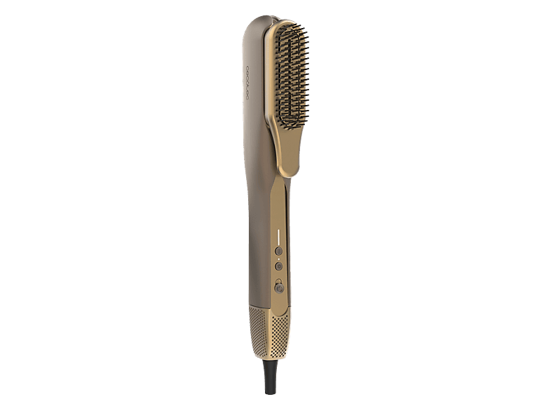 Cecotec AirLisse 2in1 ForceDry Champagne Motor Brushless Función Plasma Cabezales imantados Cerámica con queratina Champagne
