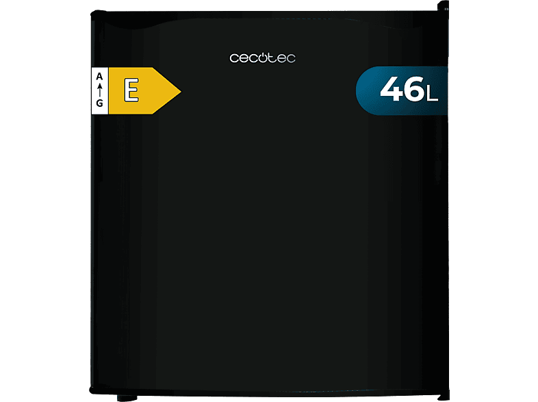 Cecotec GrandCooler 20000 SilentCompress Black E Funcionamiento cíclico Capacidad de 46L Puerta reversible Clase E Black