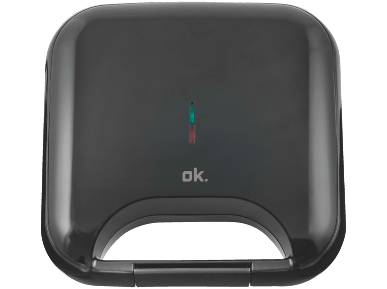 OK OSM 1111 750W 2 Sandwiches Negro