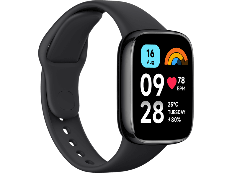 Xiaomi Redmi Watch 3 Active Llamadas Bluetooth Batería hasta 12 días Multideporte Negro