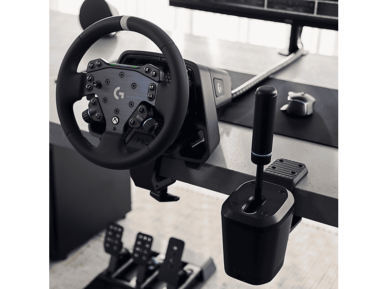 Logitech G RS Shifter & Handbrake PC-Xbox-PS Mordaza incluida Ajustable Personalizable G HUB Negro