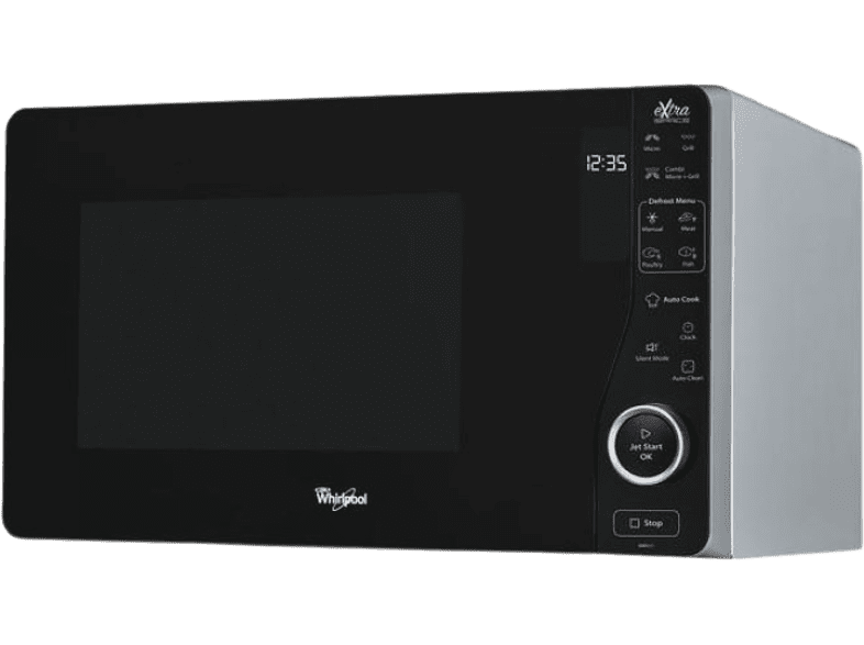 Whirlpool MWF421SL Grill Potencia 800W 6 niveles Función descongelación 25 litros Negro