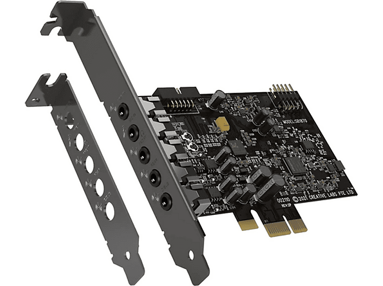 Creative Sound Blaster Audigy Fx V2 5.1 canales SmartComms Kit 120 dB (DAC) Negro