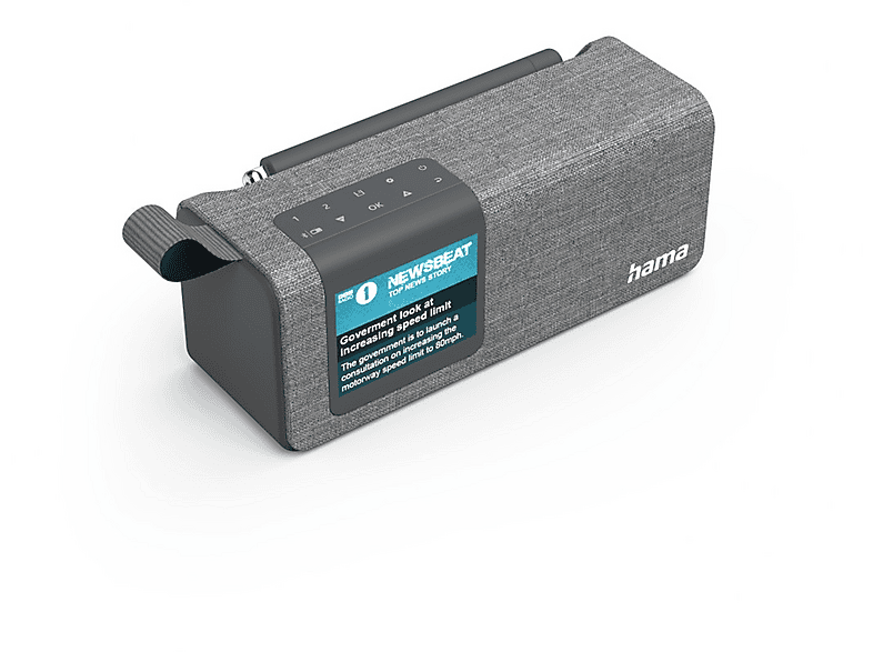 HAMA DR200BT 5 W Bluetooth DAB DAB+ FM Gris