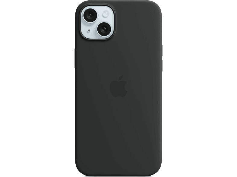 Apple Funda de silicona para iPhone 15 Plus Negro,MagSafe