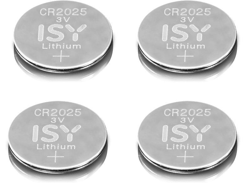 ISY IBA 2025-1 4 Piezas 3V Litio Universal