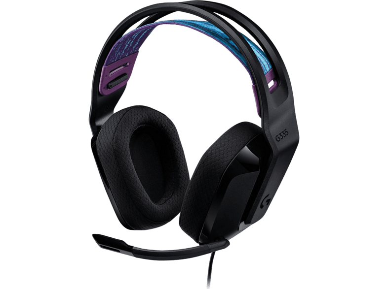 Logitech G335 Con cable 36 Ohms 87.5 dB SPL/mW Micrófono integrado Jack 3.5mm Negro