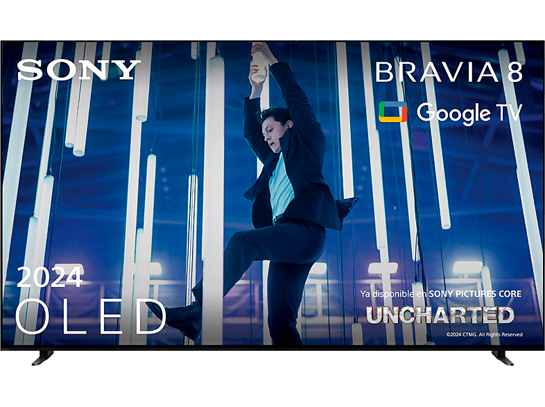 Sony Bravia 8 4K HDR Google Smart TV 2024  Gaming PS5 IMAX Enhanced Dolby Atmos/Vision Chromecast Apple Airplay 120Hz 55XR80
