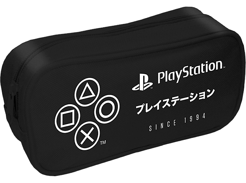 Pyramid Square Playstation Cierre cremallera Licencia Oficial Playstation Negro