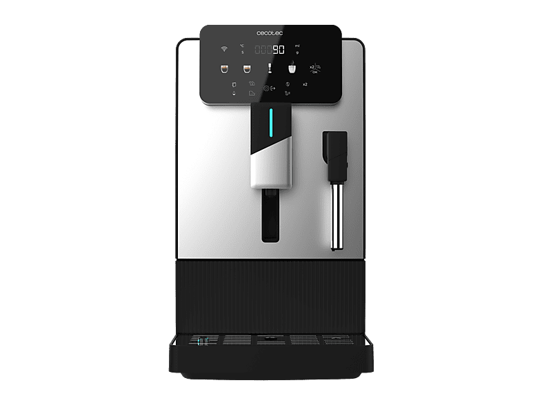 Cecotec Cremmaet Steam 19 bar 1300W Depósito 1.1L Molinillo cónico Plug&Play Vaporizador Depósito café 150g Negro