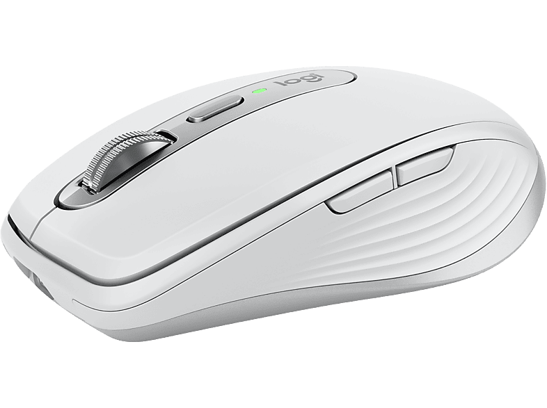 Logitech MX Anywhere 3S para Mac Bluetooth 8000 DPI Multidispositivo Carga rápida Botones personalizables Blanco