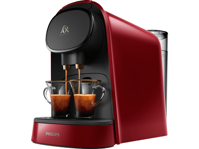 Philips L'OR LM8012/51 Barista 1450 W 19 Bar 1 l Función 2 tazas Rojo + 9 cápsulas