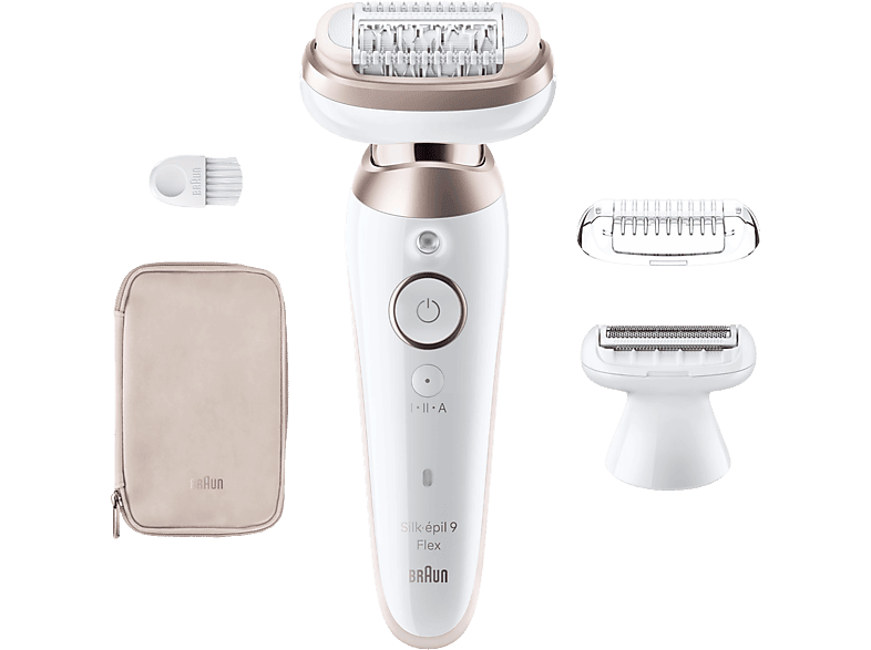 Braun Silk-épil 9-030 3D Depiladora de arranque Cabezal oscilante 3D 2 accesorios adicionales