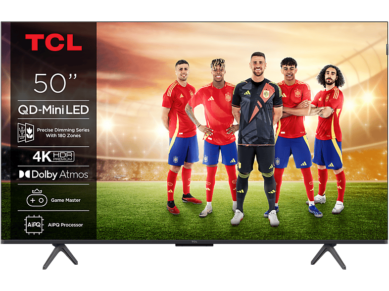 TCL 50C6KS UHD 4K AiPQ Pro Processor Smart TV DVB-T2 Negro