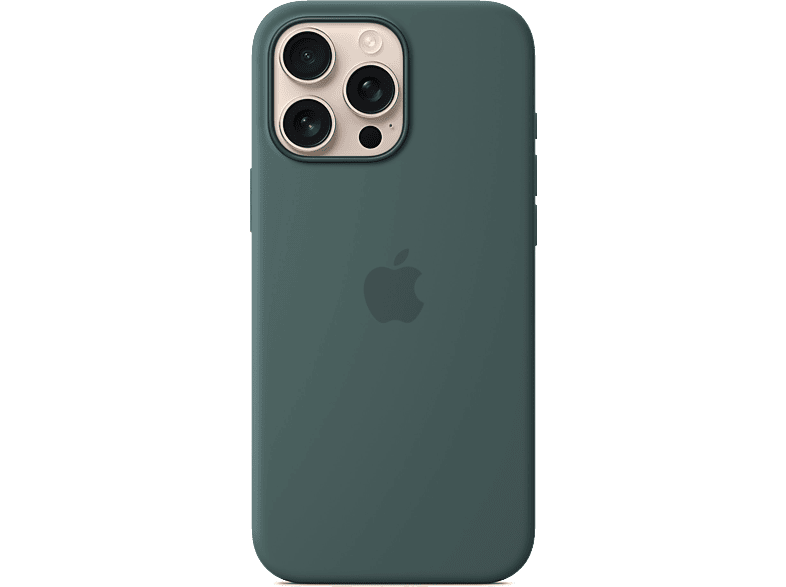 Apple Funda de silicona con MagSafe para iPhone 16 Pro Max Verde lago