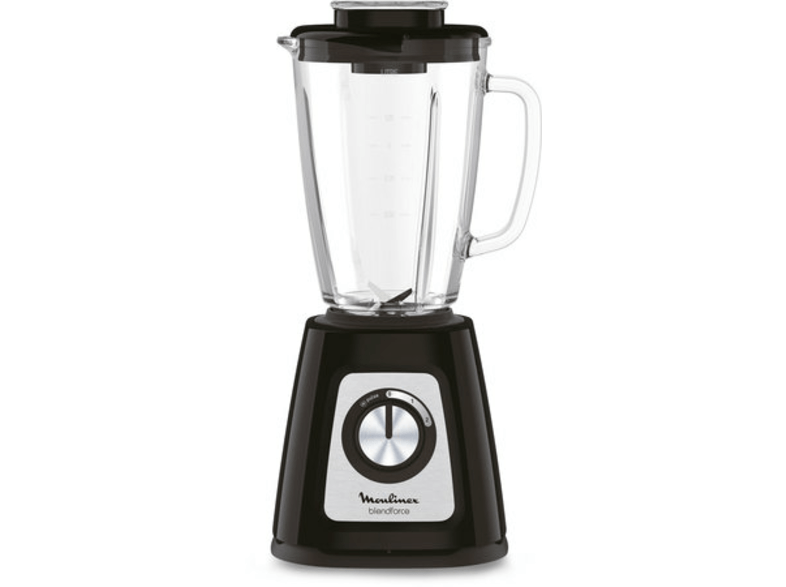 Moulinex LM435810 1.75L 6 Cuchillas Cristal Negro