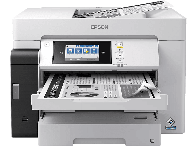 Epson EcoTank Pro ET-M16685 Monocromo A3 Pantalla Táctil ADF Wi-Fi Negro/Gris