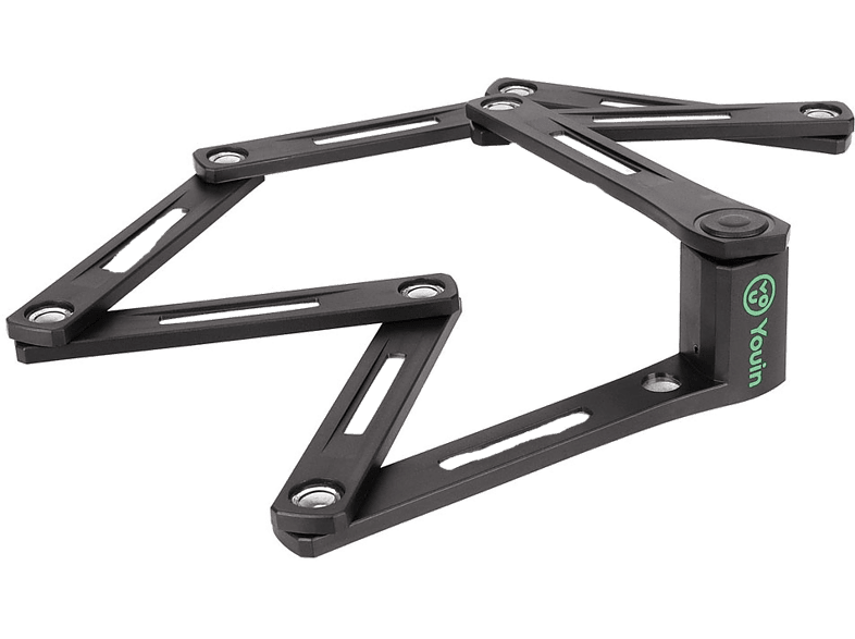 Youin Candado plegable Con soporte de transporte Anti corrosión Acero Negro