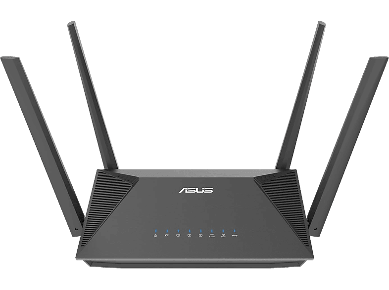 ASUS RT-AX52 Doble Banda WiFi 6 1201 Mbps Control parental Con VPN Negro