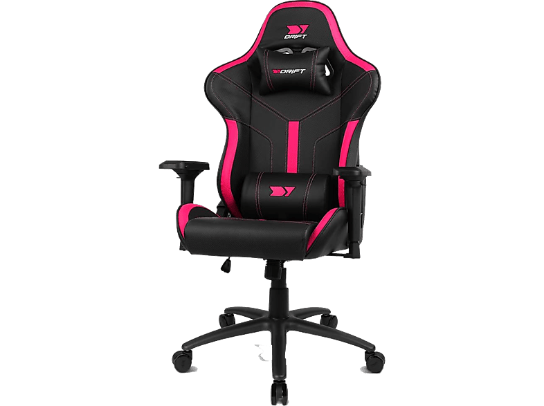 Drift DR350 Polipiel Reposabrazos 4D Ruedas silenciosas Inclinación Rosa