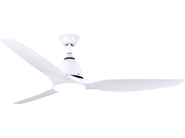 OK OCF 132524 ES 18 W 6 velocidades Mando a distancia Blanco