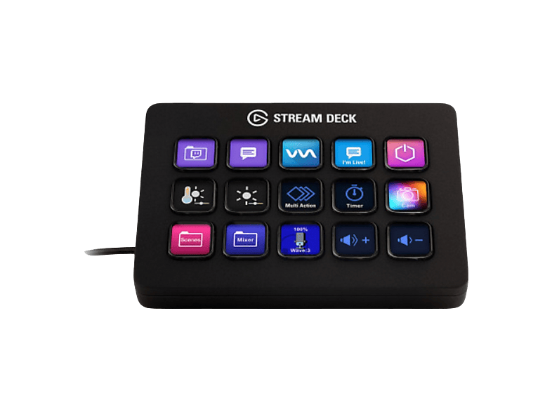 Elgato Stream Deck MK.2 10GBA9901 Para PC y Mac 15 Teclas macro Negro