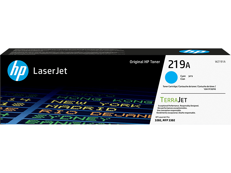 Tóner- HP 219A Laserjet Aproximadamente 1200 páginas HP Planet Partners Cian