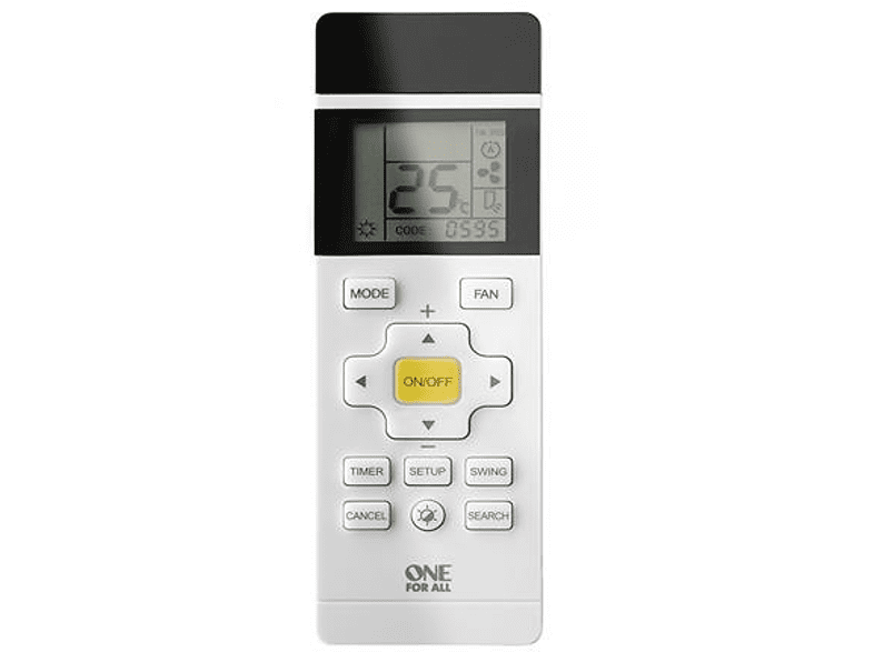 One For All URC1035  Para aire acondicionado Pantalla LCD retroiluminada