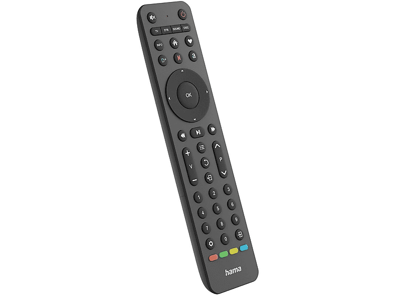 Hama 00221053 Universal Control de 4 dispositivos Negro