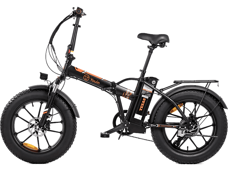 Youin Texas 250 W Velocidad máx. 25 km/h Autonomía 45 km Pantalla LCD Luz Frontal y Trasera Negro