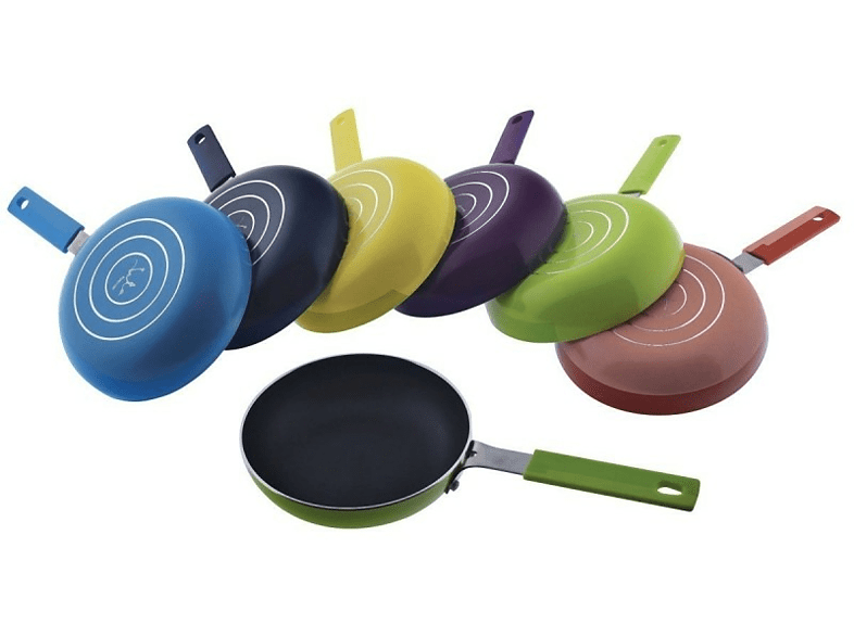 Jata SMH14 Huevo frito 14 cm Aluminio y silicona Antiadherente Multicolor