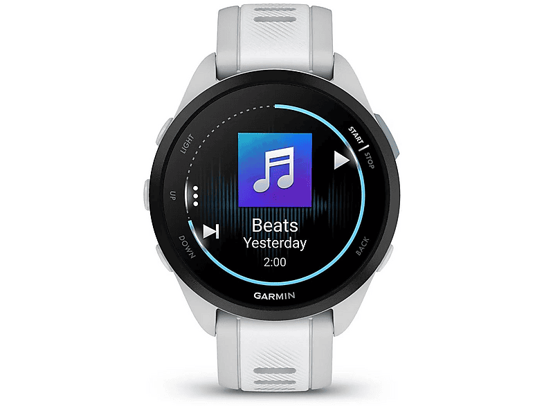 Garmin Forerunner® 165 Music Blanco 20 mm 1.2 AMOLED 4 GB Garmin Pay™ Control inteligente