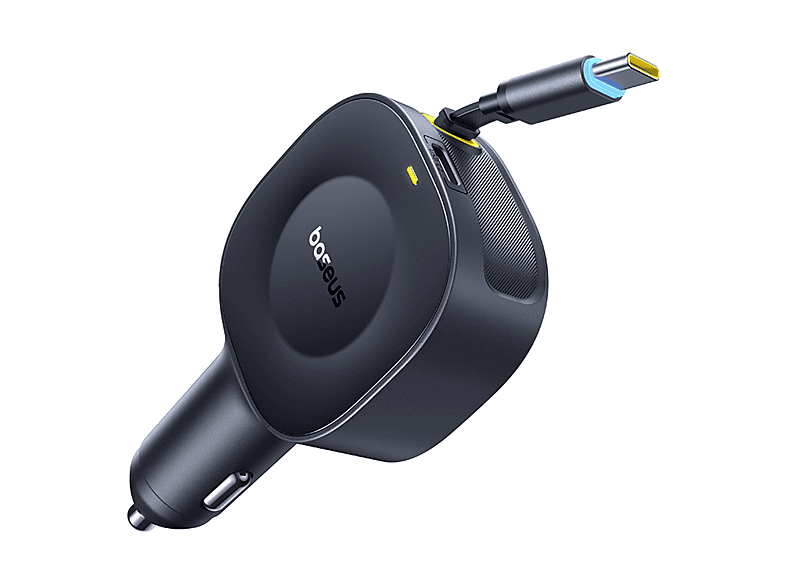 Baseus VR2 PrimeTrip Universal 30W Puerto Tipo-C Con cable retráctil Tipo-C Rotación multiángulo Negro Cosmic