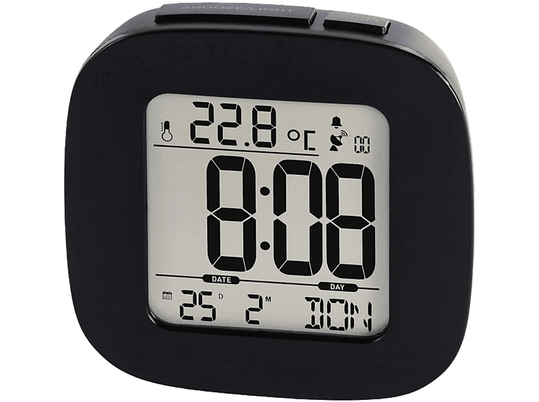 Hama RC 45 LCD 2 pilas 12/24h Alarma de velocidad Negro