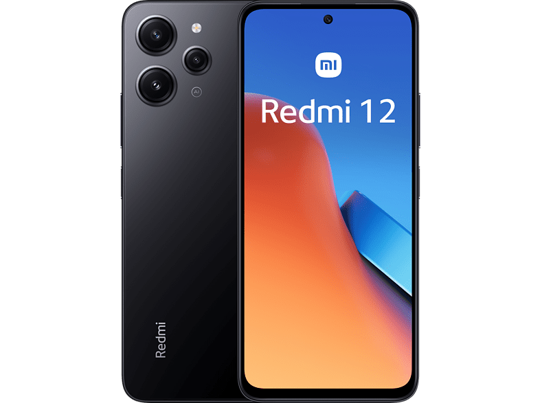 Xiaomi  Redmi 12 Midnight Black 128 GB 4 GB RAM 6.79 FHD+ IPS MediaTeck Helio G88 5000 mAh Android