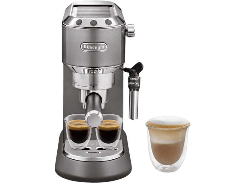 De'Longhi EC885.GY 1350 W 1 l Función 2 tazas 15 bar Inox