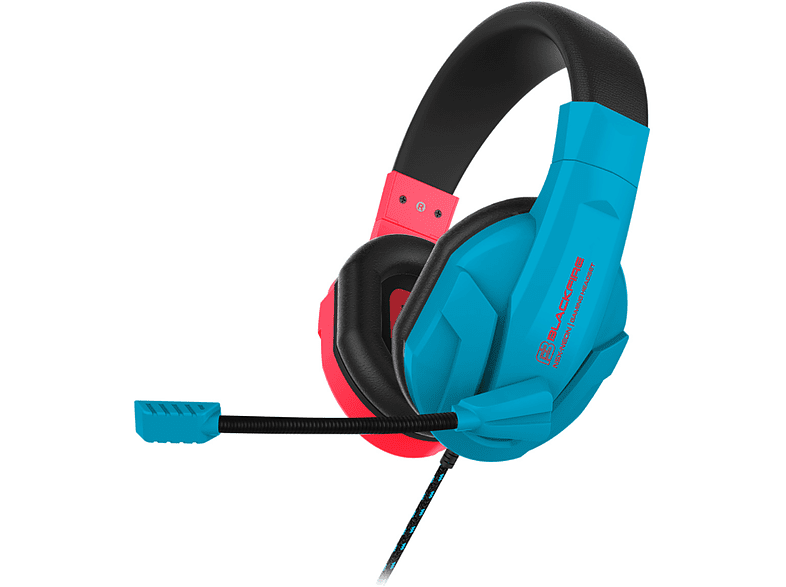 Ardistel Blackfire Gaming NSX-Neon Para Nintendo Switch y Switch Lite Micrófono Azul