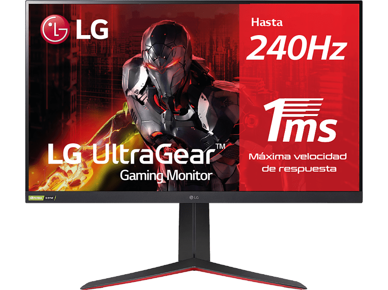 LG 32GQ850-B 31.5 QHD 1 ms 144 Hz USB HDMI Negro