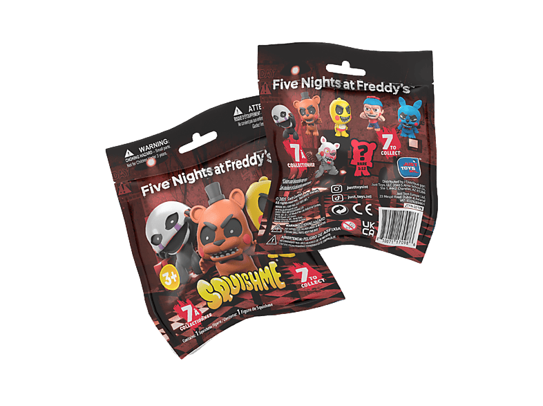 Magicbox Five Nights at Freddy’s™ Squishme S2 Aroma a fresa Producto anti-estrés Bolsa sorpresa