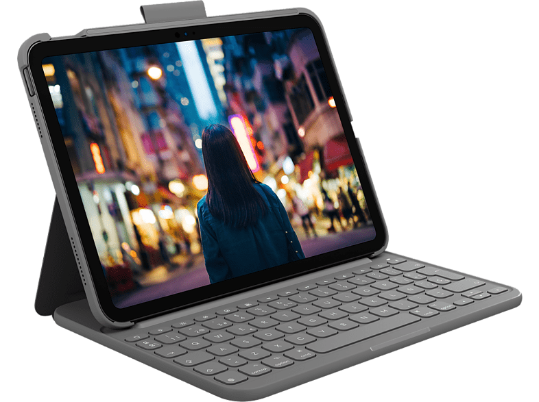Logitech Slim Folio para iPad (10.ª generación) Bluetooth Resistente a golpes