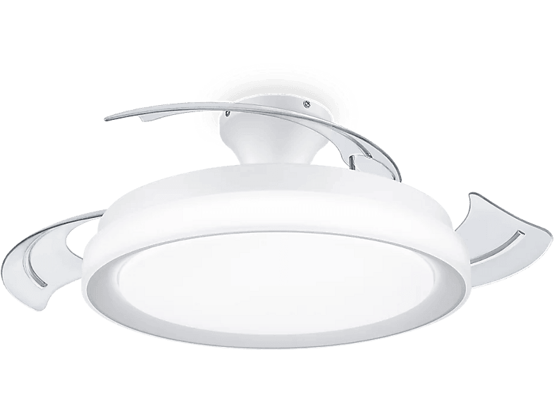 Bliss 35+28 W Luz LED Mando a distancia Aspas Plegables Blanco