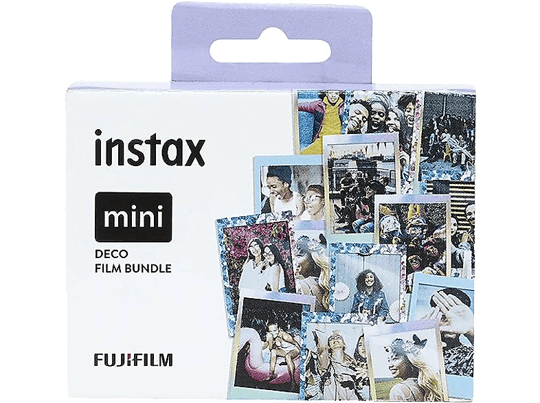Fujifilm Kit 30 Film Mini Deco Para Polaroid 300 y Instax mini 30 unidades 3 colores Multicolor