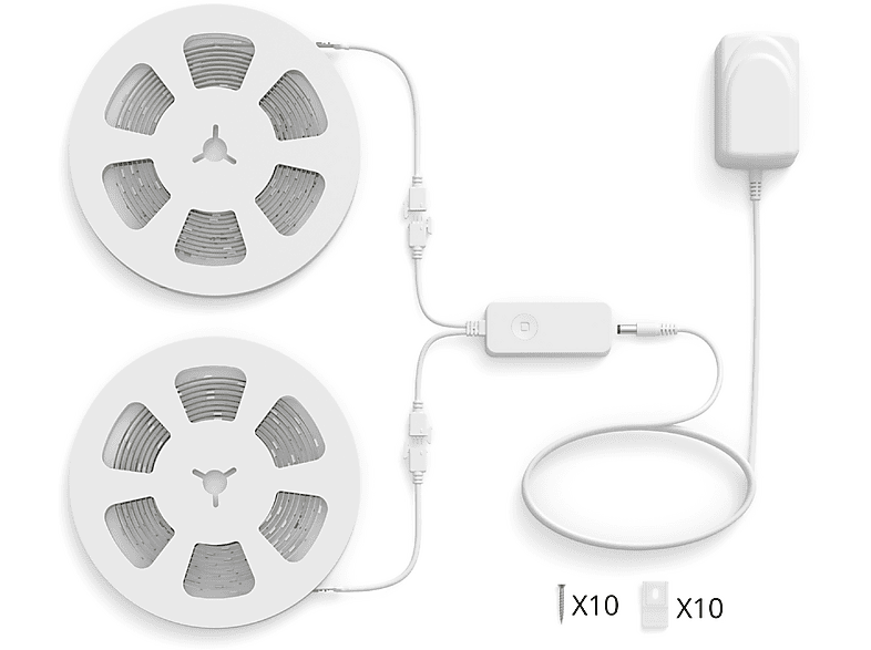WiZ RGBIC DE 10 M Control remoto Configura el horario Funciones inteligentes Multicolor