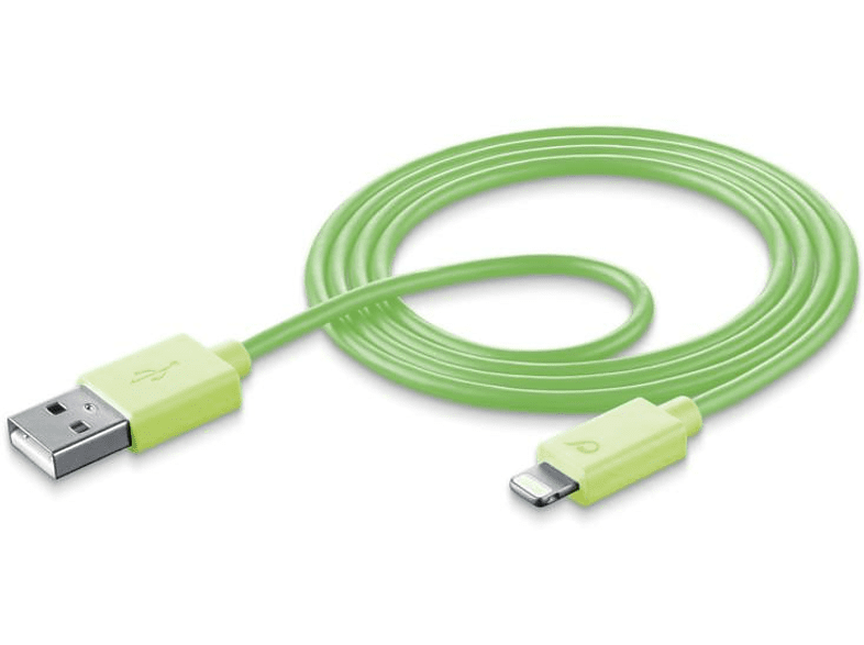 1m USB Lightning Cable de teléfono móvil Verde