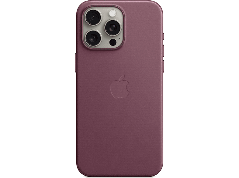 APPLE Funda de trenzado fino con MagSafe para el iPhone 15 Pro Max Rojo mora