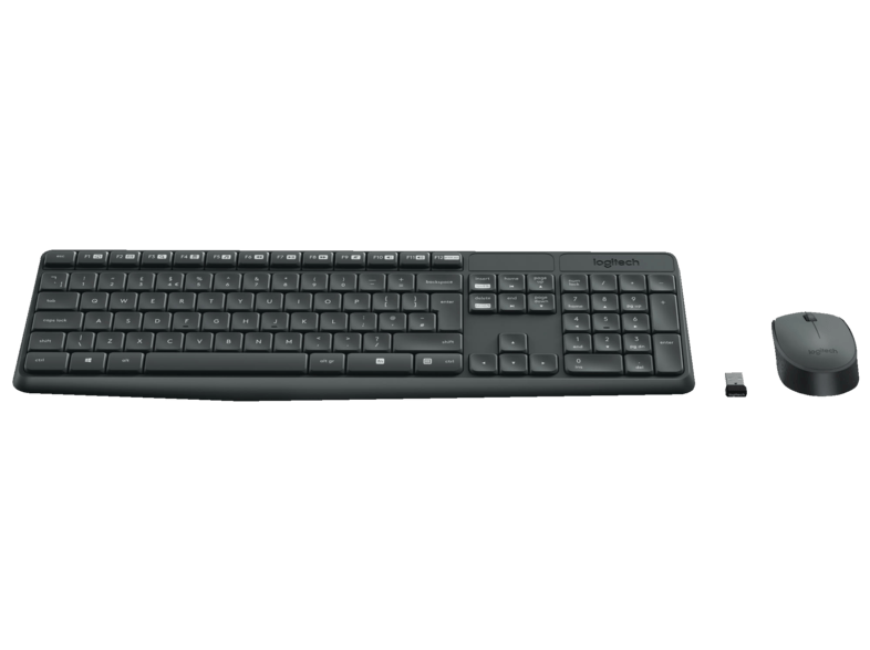 Logitech MK235 Inalámbrico USB Negro