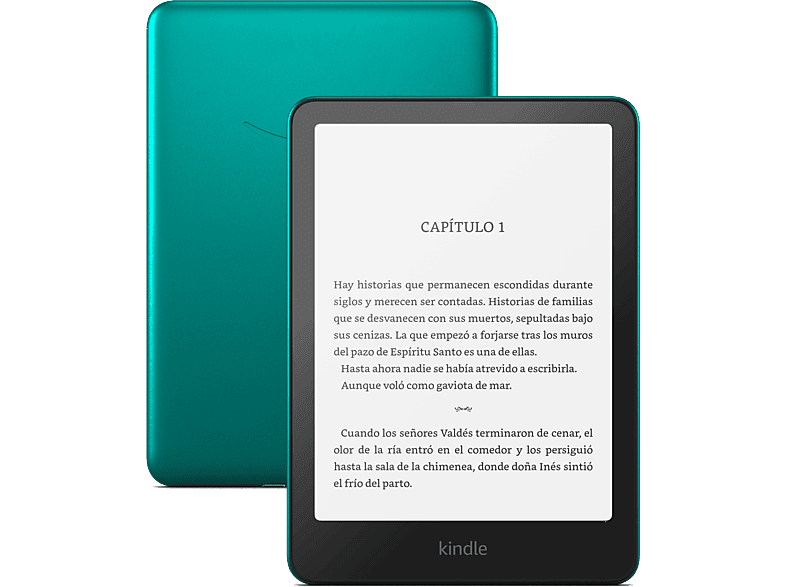 Amazon Kindle Paperwhite Signature Edition 7 32 GB 300 ppi Luz frontal autorregulable Autonomía de semanas Verde Jade metalizado
