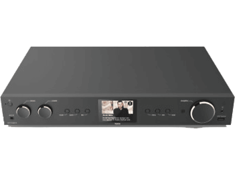 Hama DIT2105SBTX Carga USB a 5 V/1 A DAB DAB+ FM Mando a distancia Negro