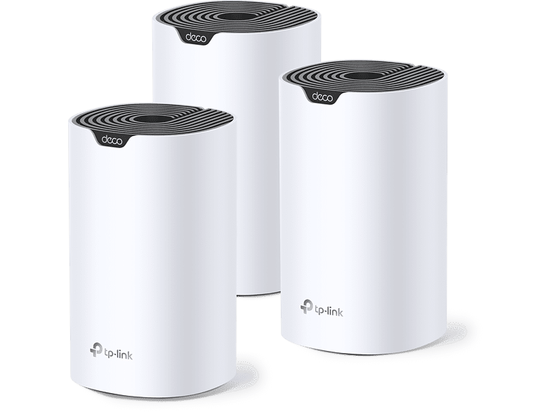 TP-Link Deco S7 Pack 3 1900 Mbps Doble banda 3x3 MU-MIMO Ethernet Gigabit Blanco